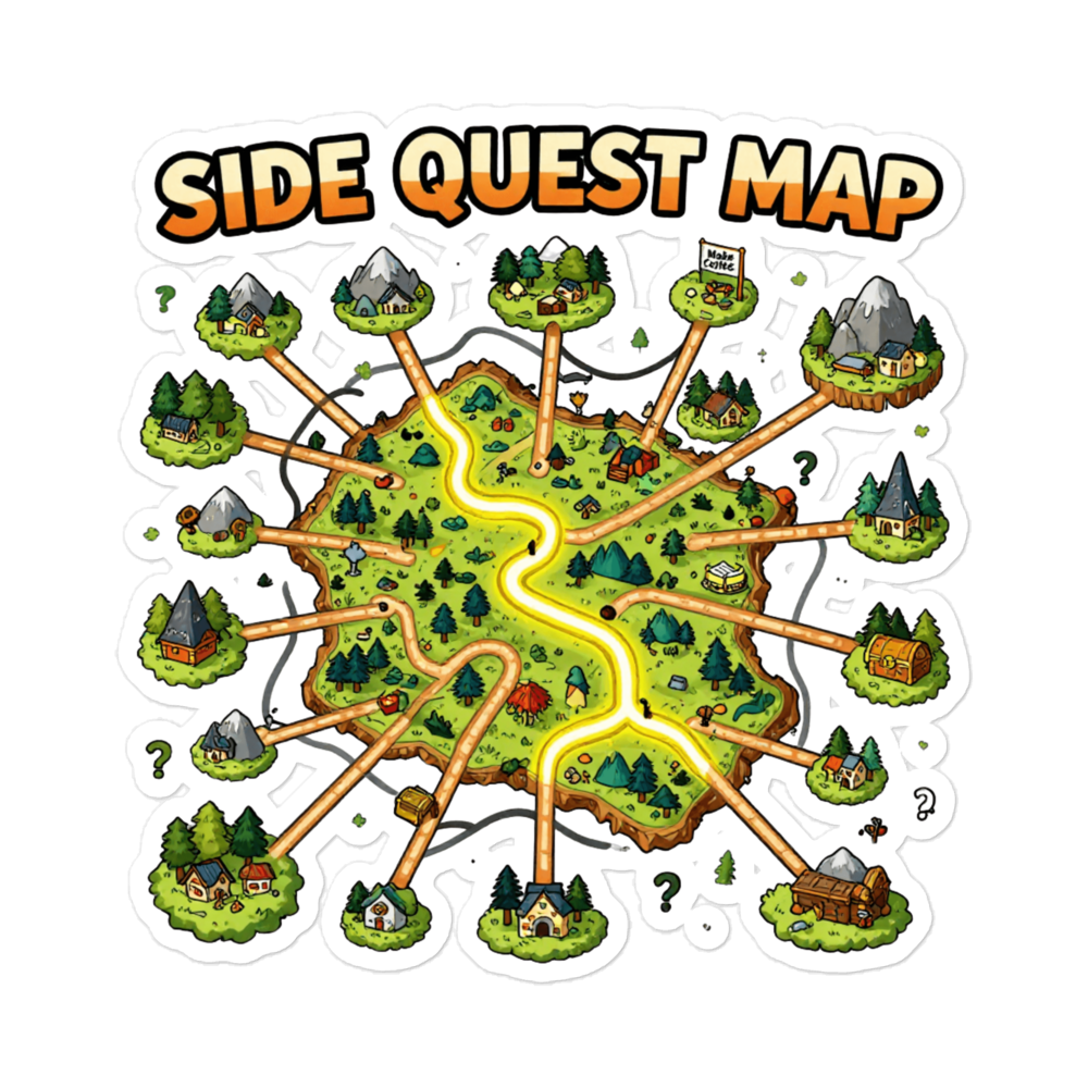 Side Quest Map Sticker
