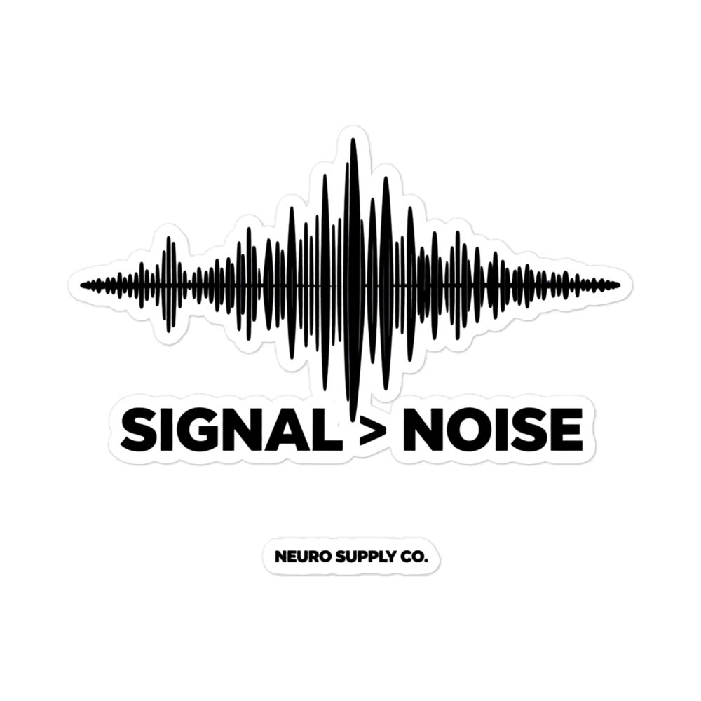 Signal & Noise Sticker