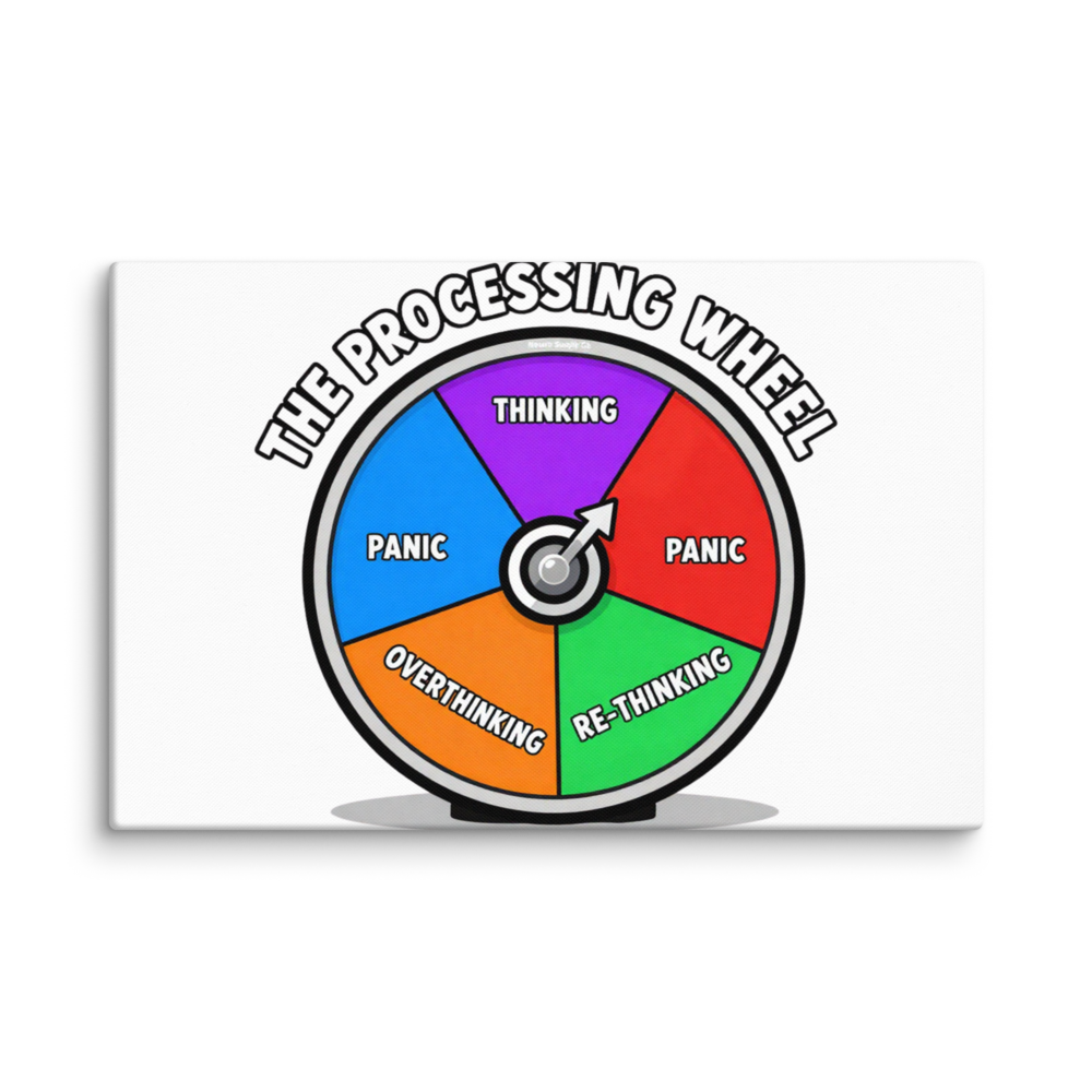 The Processing Wheel Canvas Print