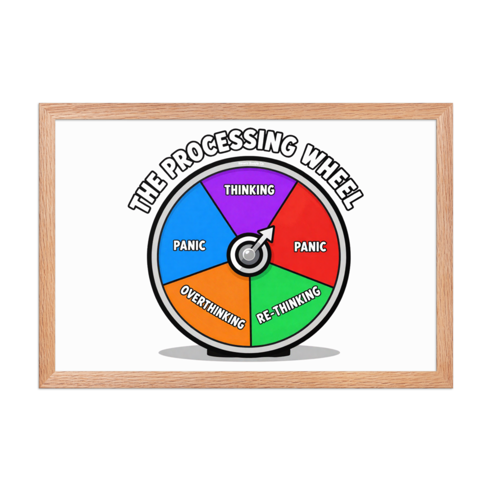 The Processing Wheel Art Print