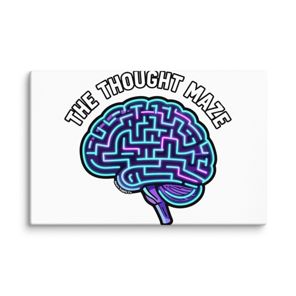 The Thought Maze Canvas Print