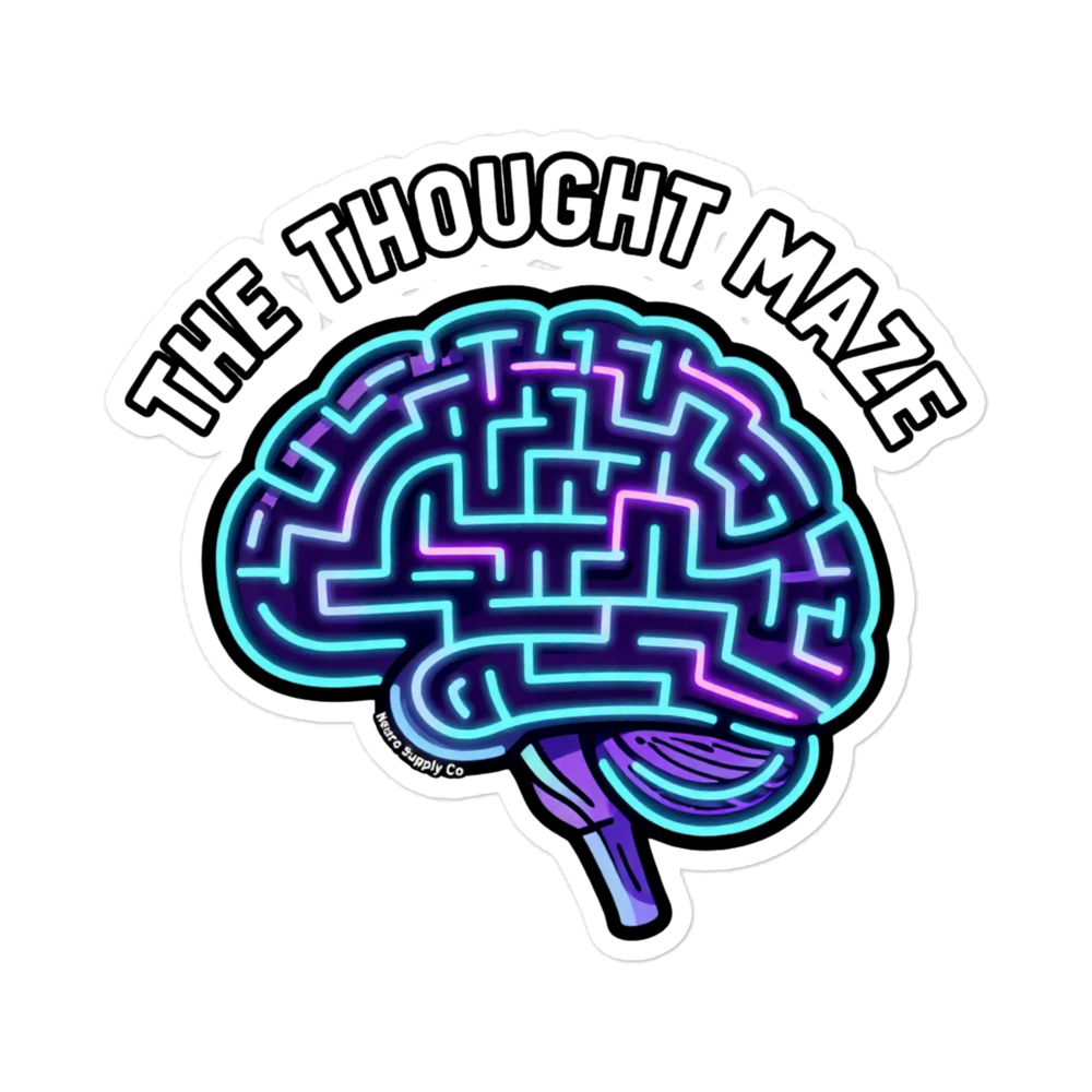 The Thought Maze Sticker