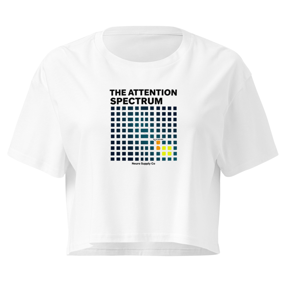 The Attention Spectrum Crop Tee