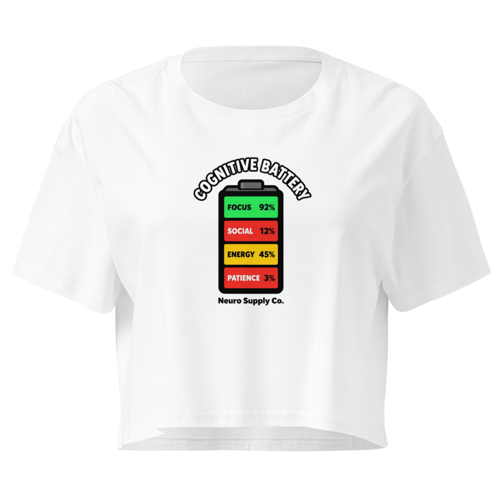 Cognitive Battery Crop Tee