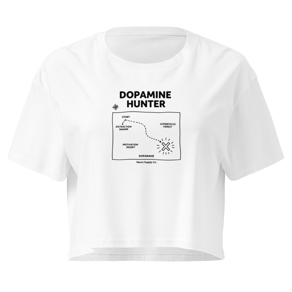 Dopamine Hunter Crop Tee