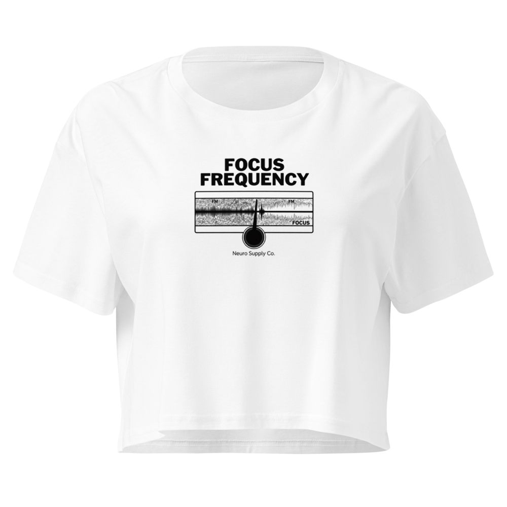 Focus Frequency Crop Tee