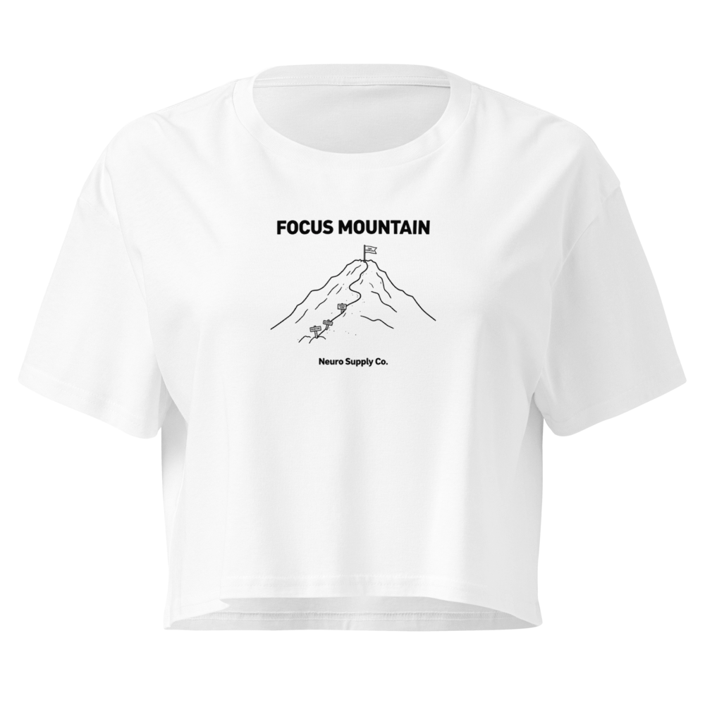 Focus Mountain Crop Tee