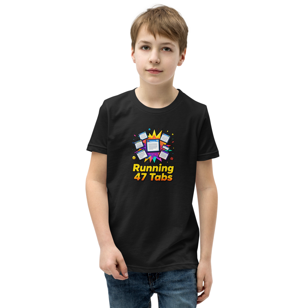 Running 47 Tabs Kids Tee