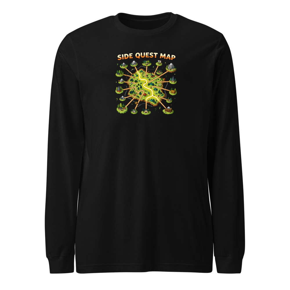 Side Quest Map Long Sleeve