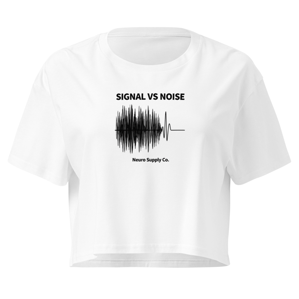 Signal vs Noise Crop Tee