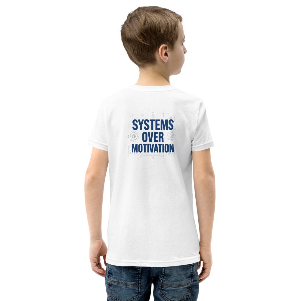 Systems Over Motivation Kids Tee