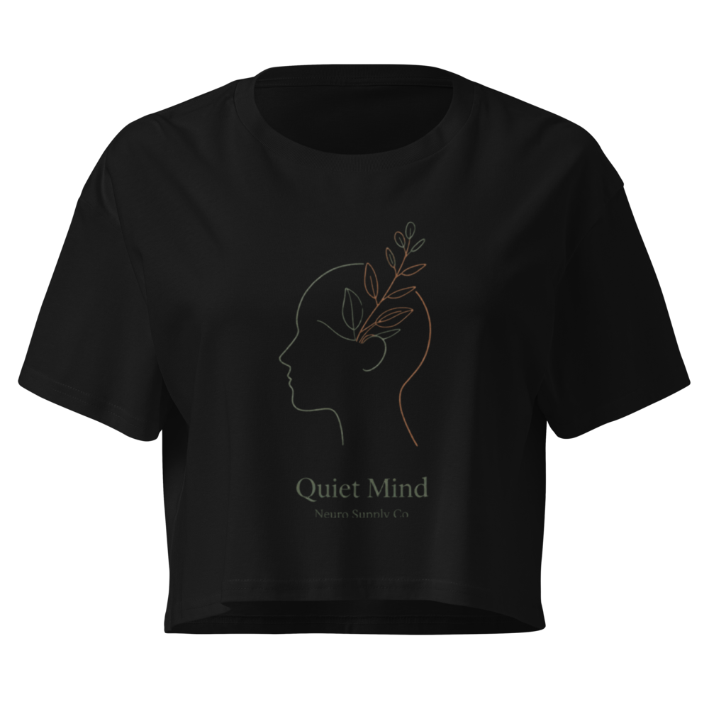 The Quiet Mind Crop Tee