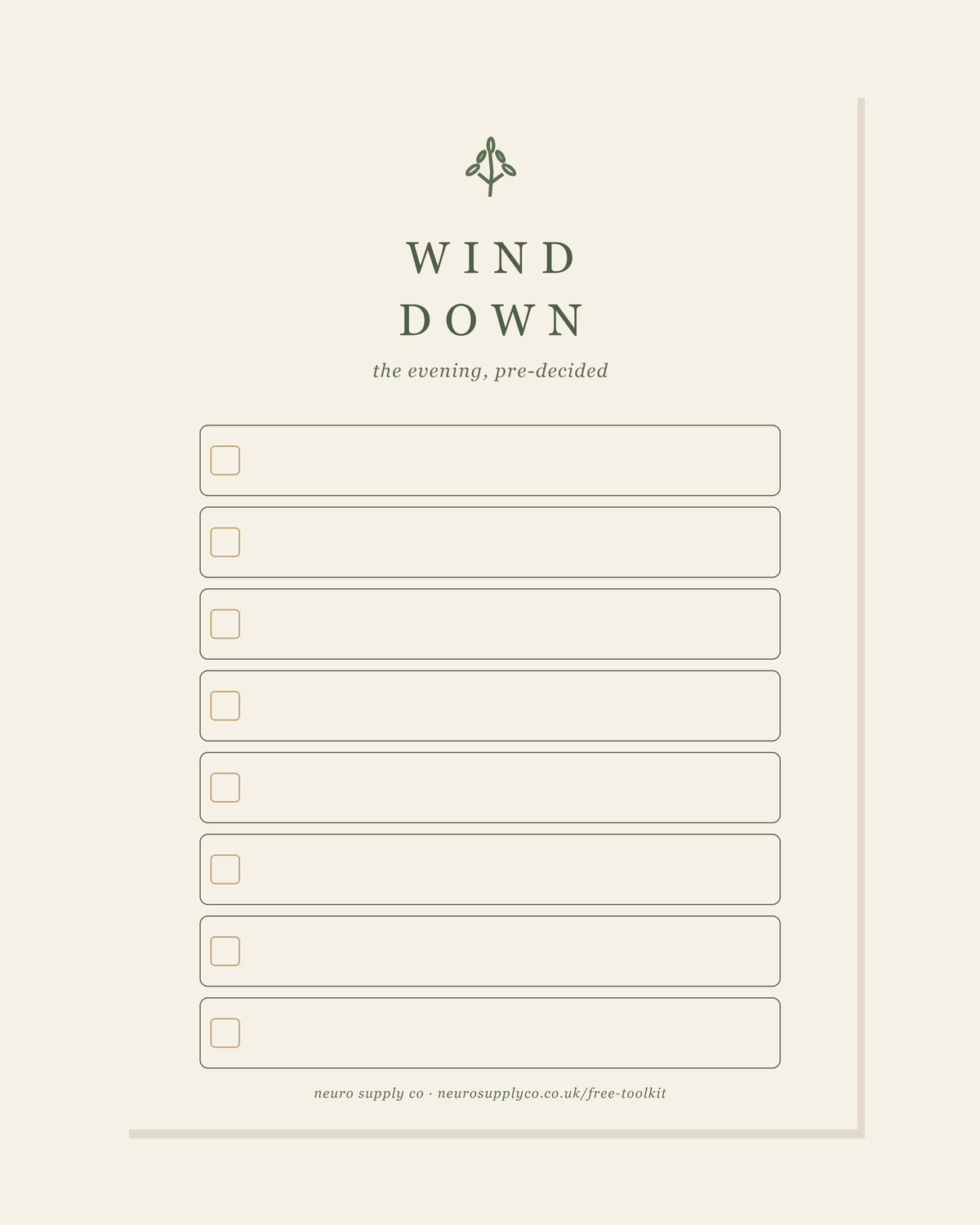 The Wind-Down Chart