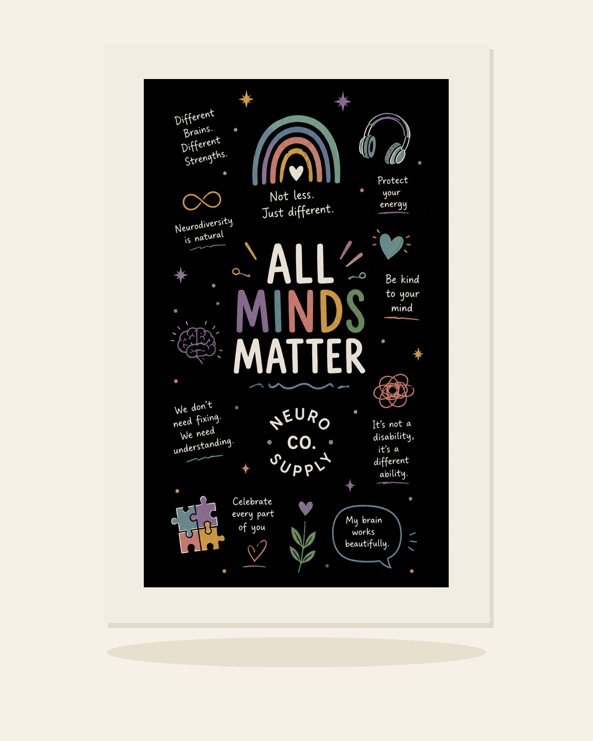 All Minds Matter — Art Print