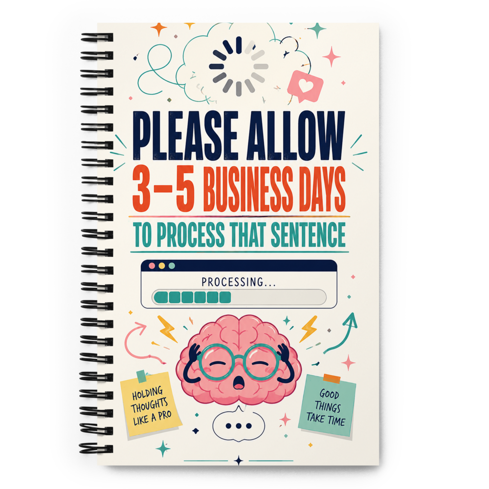 Please Allow 3–5 Business Days Notebook
