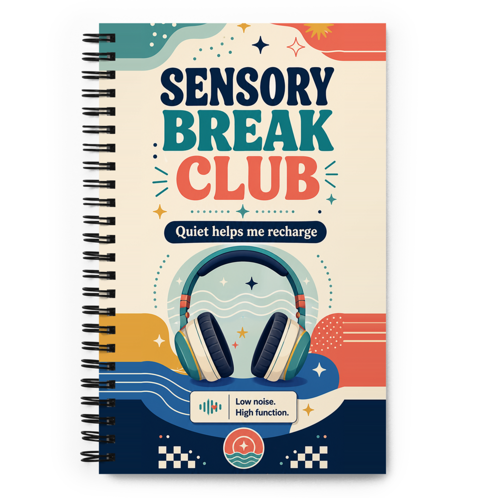 Sensory Break Club Notebook