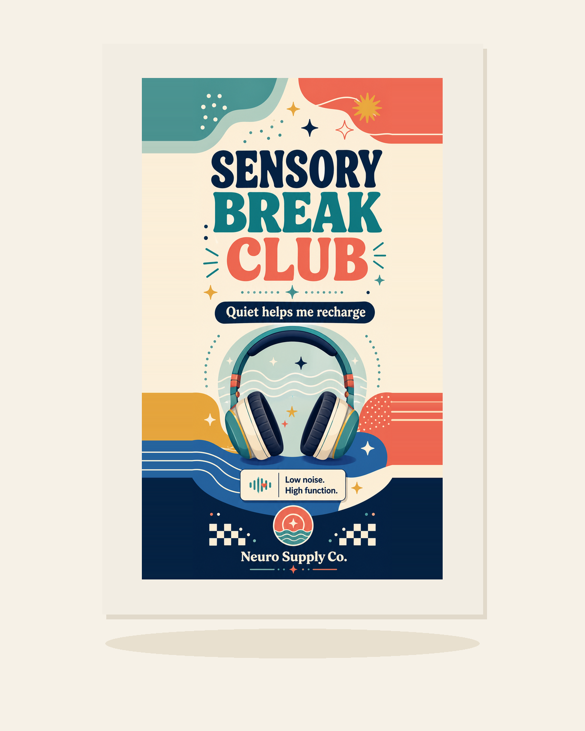 Sensory Break Club — Art Print