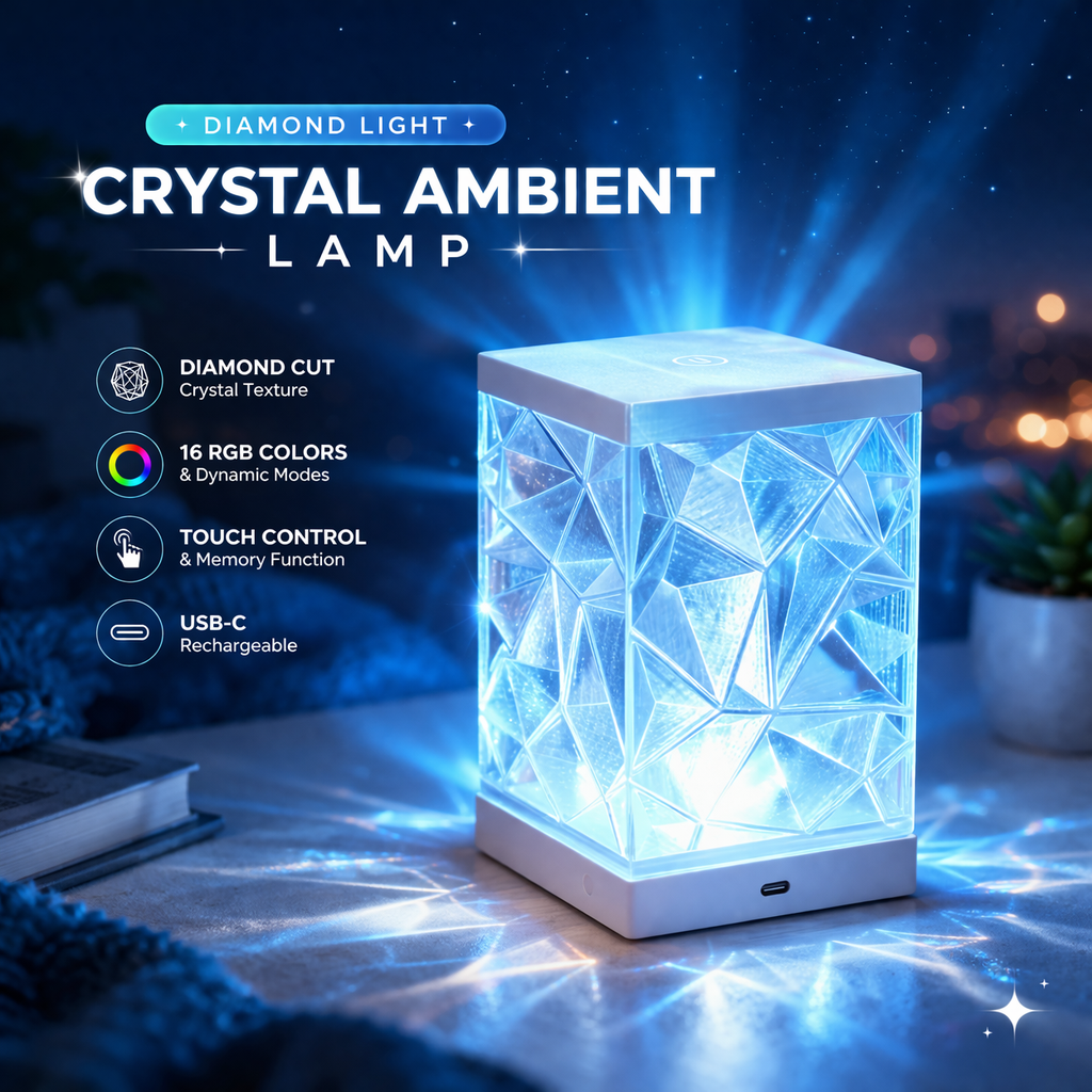 Crystal 3D Remote Sensory Light